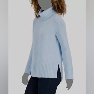 Style & Co Woman's Blue Turtleneck Sweater in Size Medium